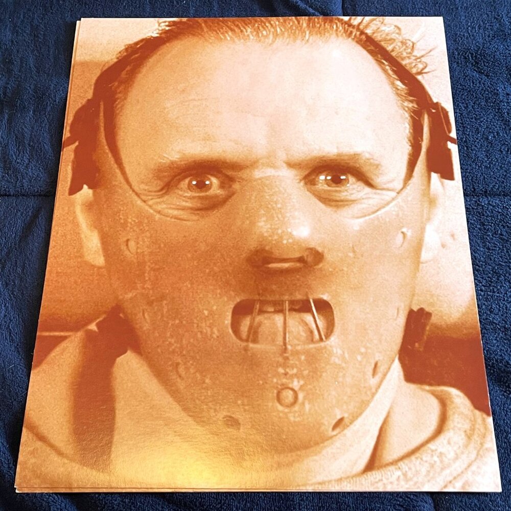 Hannibal Lectner Sepia Photograph 14" x 11" Poster Movie Silence of The Lambs